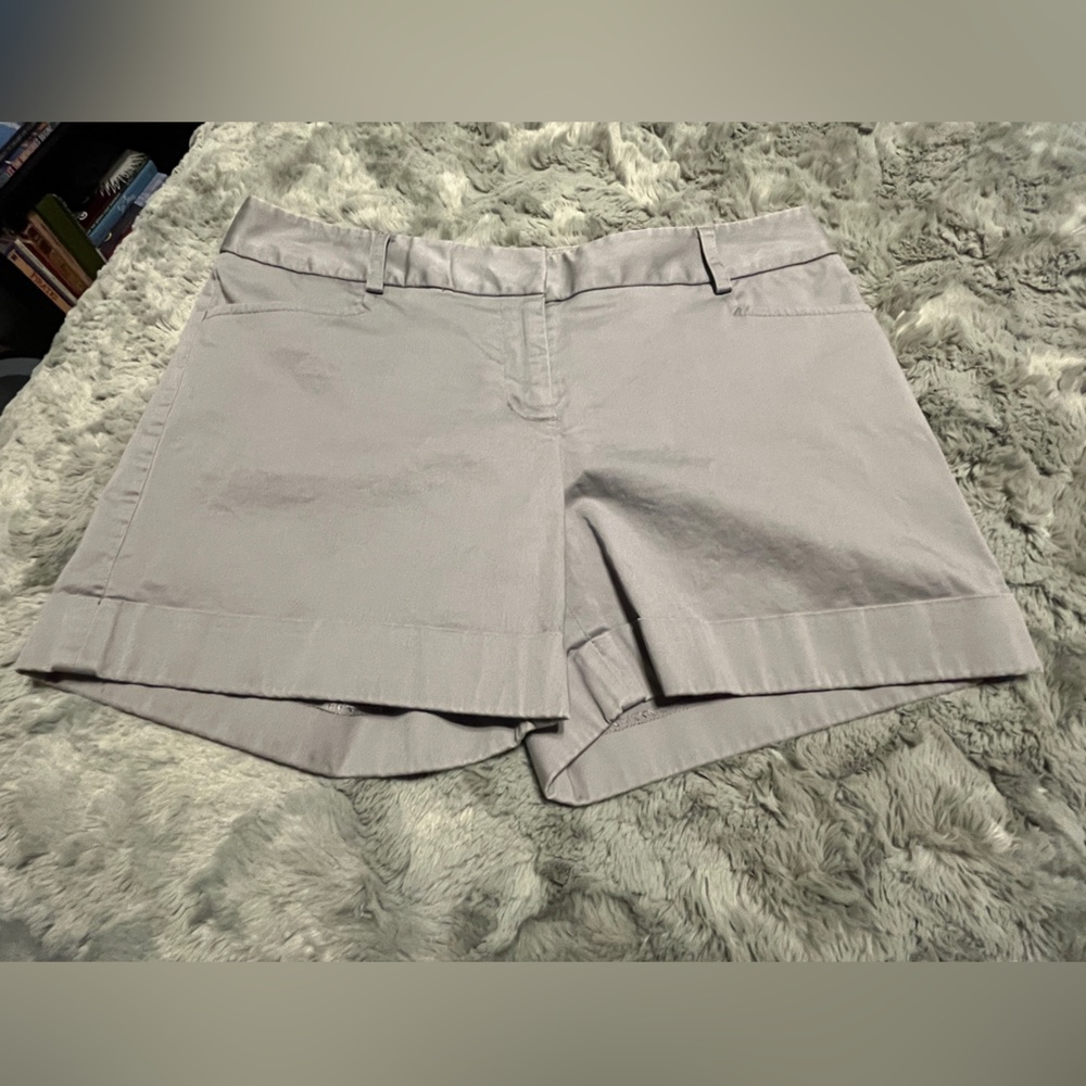 Express Light Gray Editor Shorts